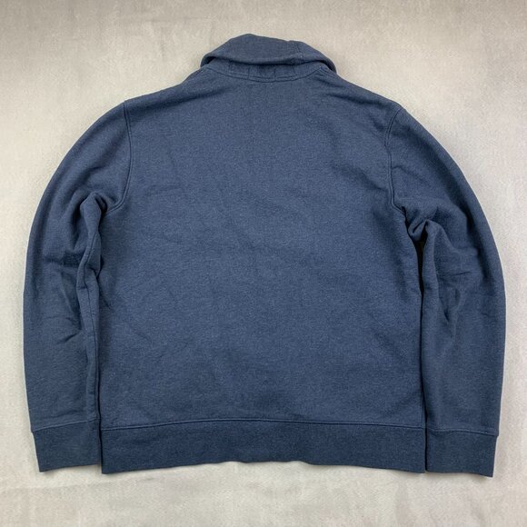 Ralph Lauren Polo Mens Sweater Large Navy Blue Shawl Neck Cardigan Long Sleeve - Picture 7 of 7